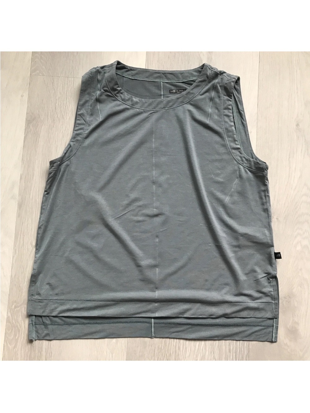 MACHINES FOR FREEDOM CYCLING GRAY TANK TOP SLEEVELESS WOMENS SMALL